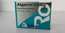 ALGOREN 40 MG X 20 TAB RONAVA