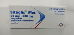 SITAGLIS-MET 50MG/500MG X 30 COMP LETI