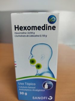 HEXOMEDINE 0.030G-0.150G/ 30 G COLUTORIO CALOX