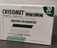 CRISOMET 50MG/500MG X30TAB