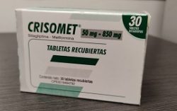 CRISOMET 50MG/500MG X30TAB