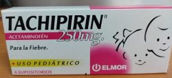 TACHIPIRIN 250MG X 6 SUP ELMOR